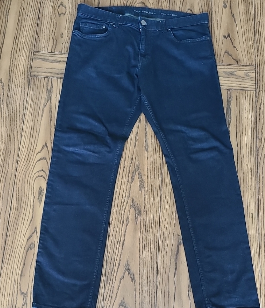 Men's Blue Calvin Klein Jeans Size 36x32 Slim
